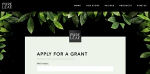 Read more about the article Pure Leaf Grant Scam – Pure Leaf’s No Grants Contest!