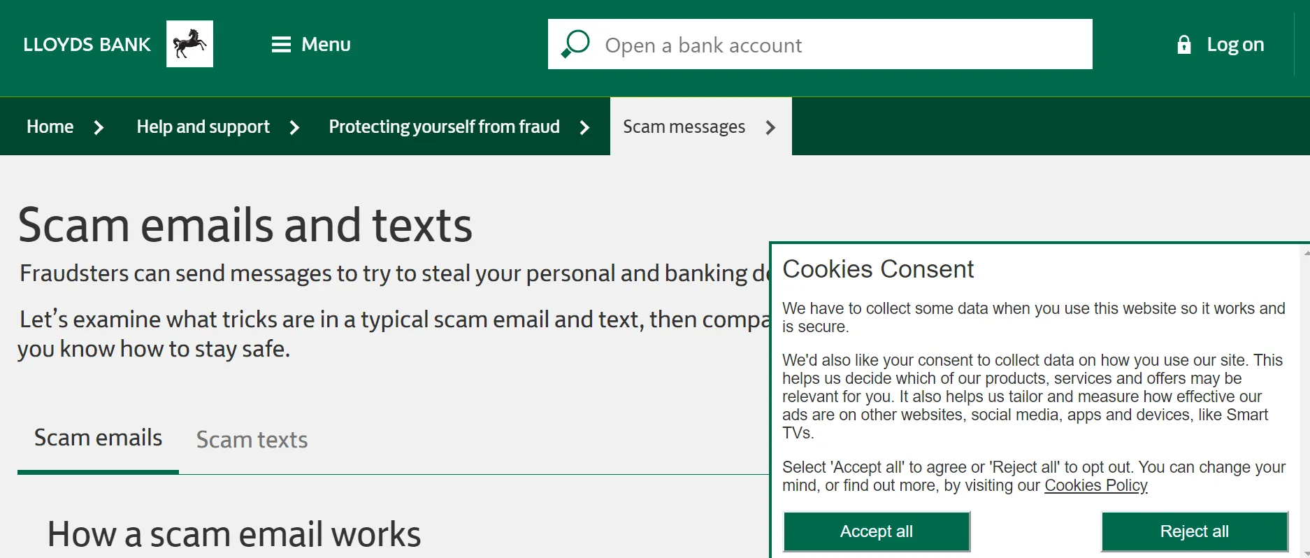 You are currently viewing Lloyds Bank Text Scam