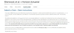 Read more about the article Horizon Actuarial Settlement Scam – Data Breach