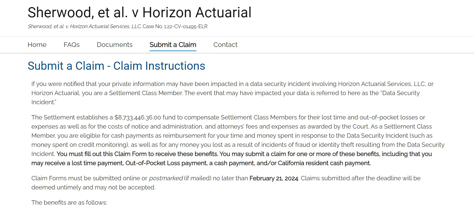 You are currently viewing Horizon Actuarial Settlement Scam – Data Breach