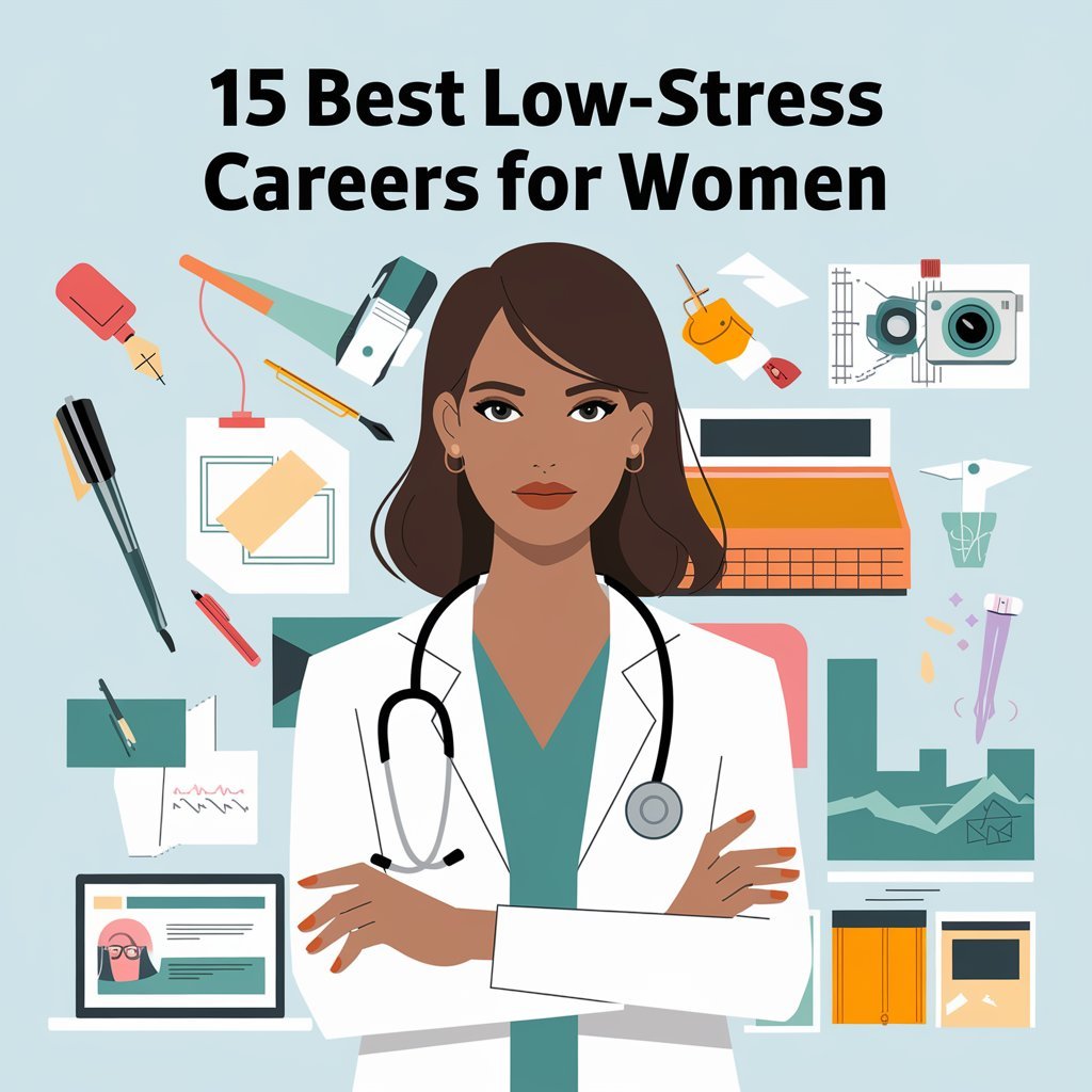 Read more about the article 15 Best Low-Stress Careers for Women 2024