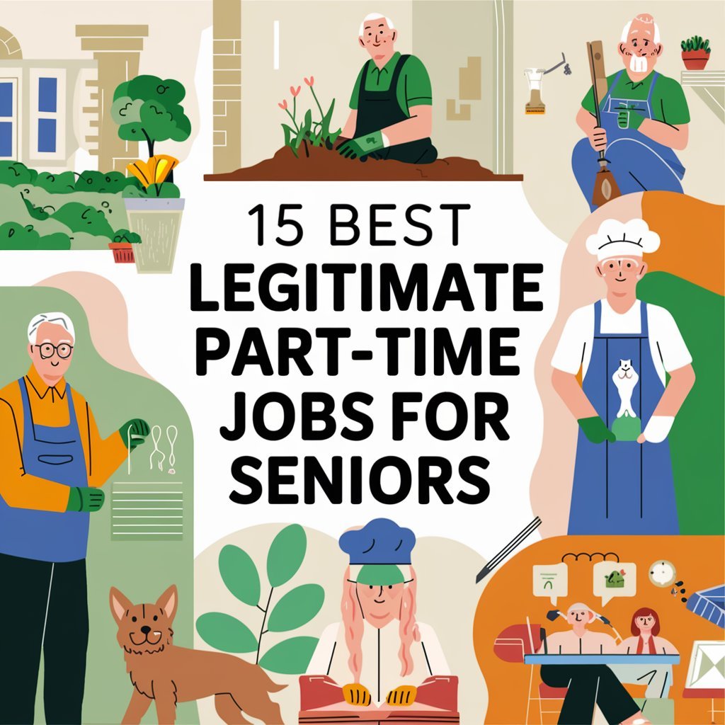 Read more about the article 15 Best Legitimate Part-time Jobs for Seniors 2024