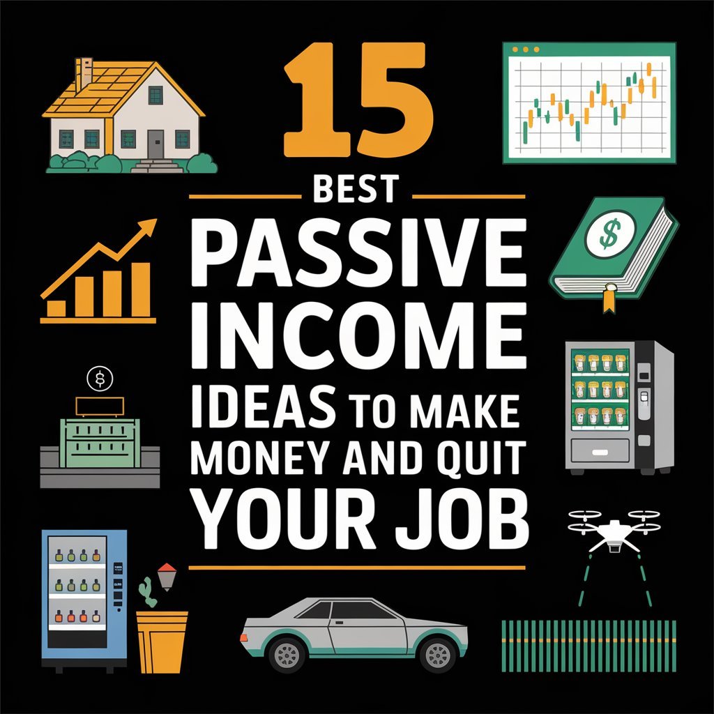 Read more about the article 15 Best Passive Income Ideas to Make Money and Quit Your Job in 2024