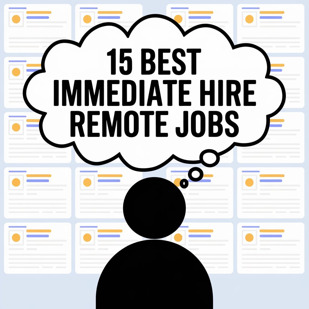 Read more about the article 15 Best Immediate Hire Remote Jobs 2024