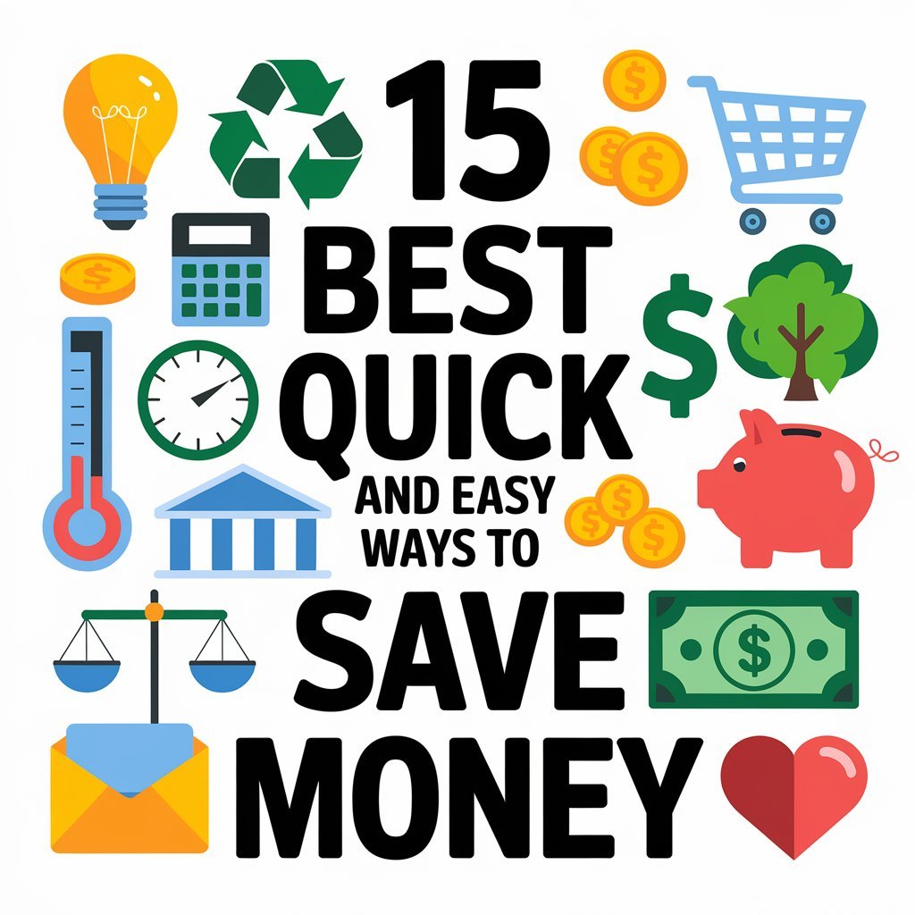 Read more about the article 15 Best Quick and Easy Ways to Save Money in 2024