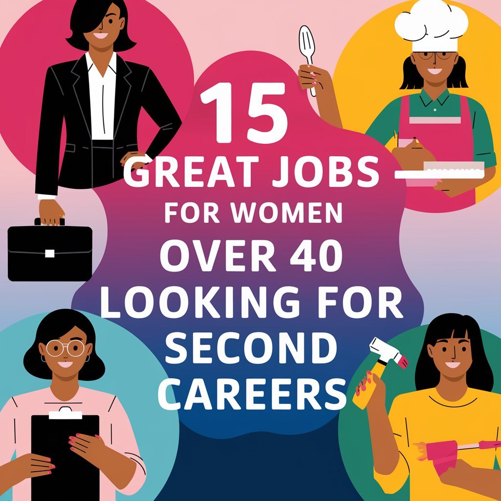 Read more about the article 15 Great Jobs for Women Over 40 Looking for Second Careers 2024