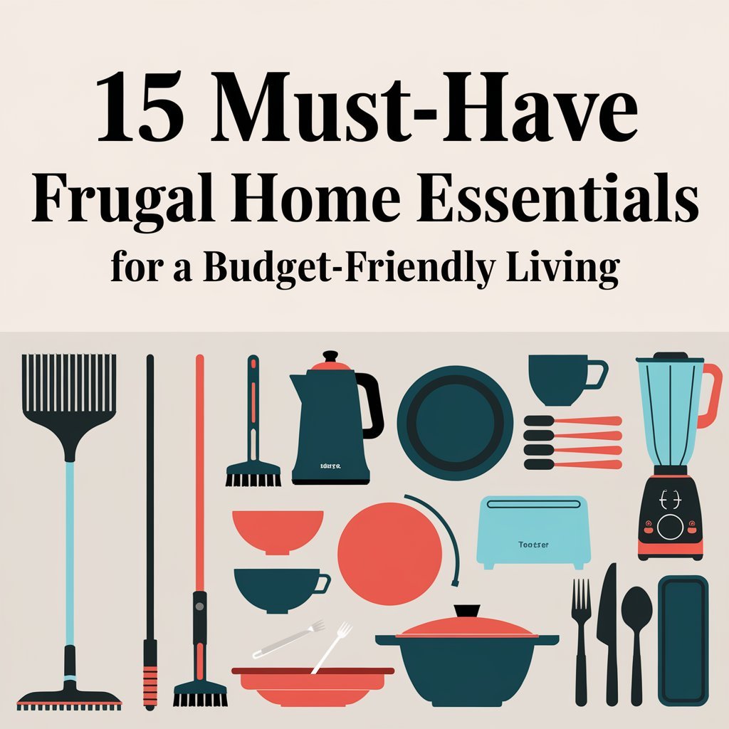 Read more about the article 15 Must-Have Frugal Home Essentials for a Budget-Friendly Living 2024