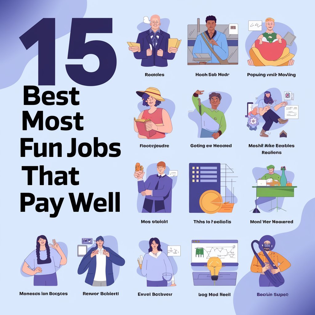 Read more about the article 15 Best Most Fun Jobs That Pay Well 2024